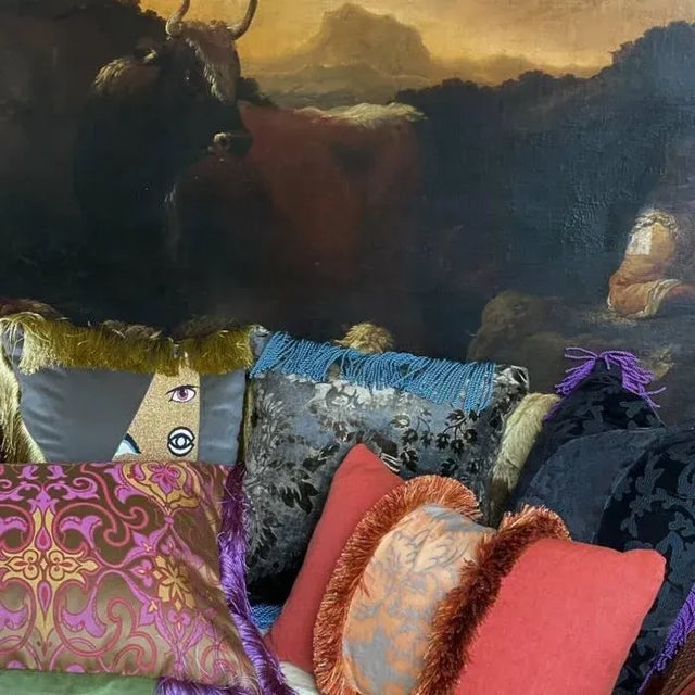 Fleur Cushion Cover from Sohil Design For Sale - Image 4 of 6