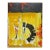 11.8" by 15.7" Original Yellow and Black Abstract Oil Painting For Sale