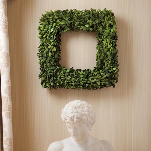 Real English boxwoods, preserved and painstakingly assembled by our masterful artists. Artfully arranged and preserved to...