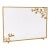 Brilliant Gold Graceful Leaves Fireplace Screen For Sale