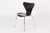 Black Model 3107 Chairs by Arne Jacobsen for Fritz Hansen, 1950s, Set of 6 For Sale - Image 8 of 14