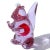 Mid-Century Modern Vintage Murano Cenedese Antonio Da Ros Alexandrite Purple Red Heart Italian Art Glass Squirrel Figurine For Sale - Image 3 of 5
