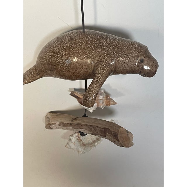 1960s Florida Coastal Sea Shells Manatee Mobile Sculpture For Sale In Miami - Image 6 of 7