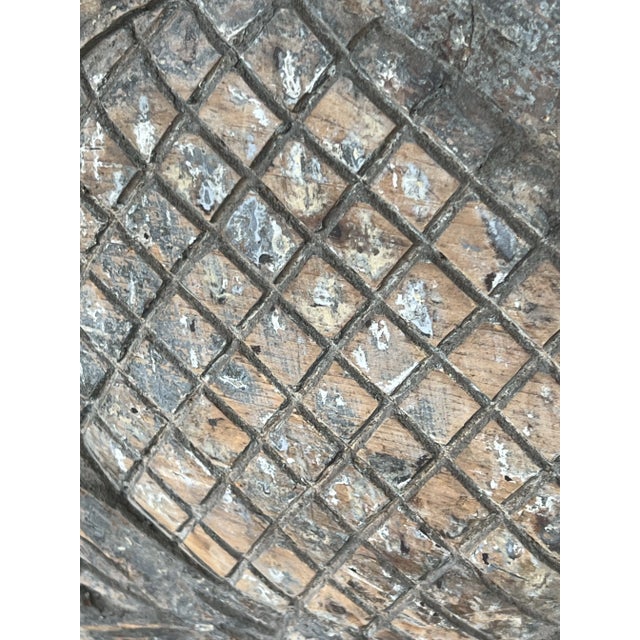 French Carved Wood Pinapple Wall Pediment For Sale - Image 4 of 11