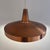 Copper Vintage Danish Pendant Lamp in Copper, 1960s For Sale - Image 8 of 10