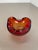 Glass Red Murano Glass Bowl or Ashtray, Italy, 1970s For Sale - Image 7 of 18