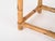Wood Square Side Table in Wicker and Rattan from Vivai Del Sud, Italy, 1970s For Sale - Image 7 of 11