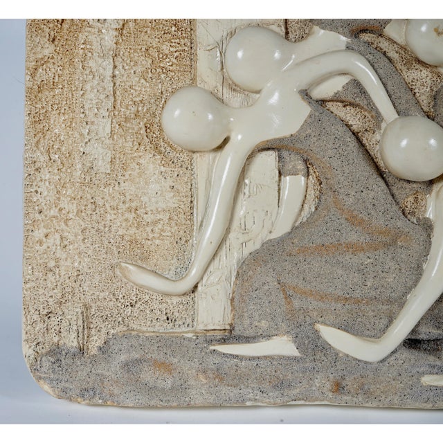 Mid-Century Modern Vintage Finesse Originals Wall Art Dancers For Sale - Image 3 of 9