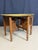 Antique Anglo-Indian Benares Brass Tray Table with Hand-Carved Folding Wooden Base, 1910, in Good conditions. Designed...
