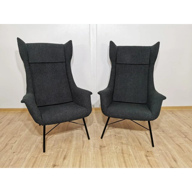 Set of Czechoslovakia Lounge Chair by Miroslav Navratil, 1960s For Sale - Image 16 of 18