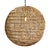 2020s Braided Banana Leaf Globe Pendant Light Large For Sale - Image 5 of 7