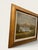 Vintage European Coastal Landscape Oil Painting | Framed Harbor Village Seascape For Sale - Image 4 of 10