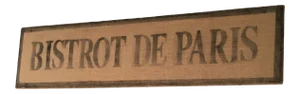 Paris Bistro Sign