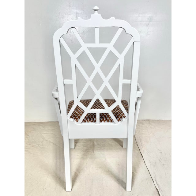 Wood Vintage Century Furniture Pagoda Dining Chairs- Set of 10 For Sale - Image 7 of 12
