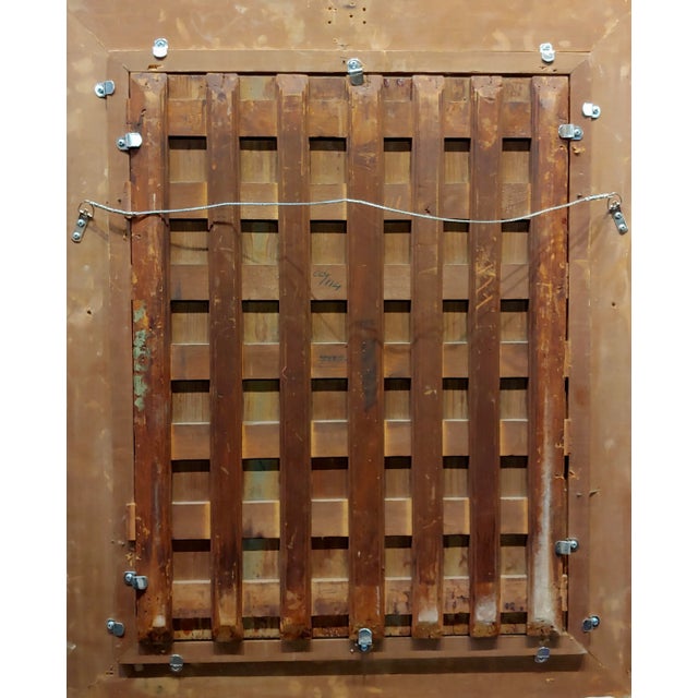 Louis Mettling - Young Woman Knitting -19th Century Genre Oil Painting For Sale - Image 9 of 10