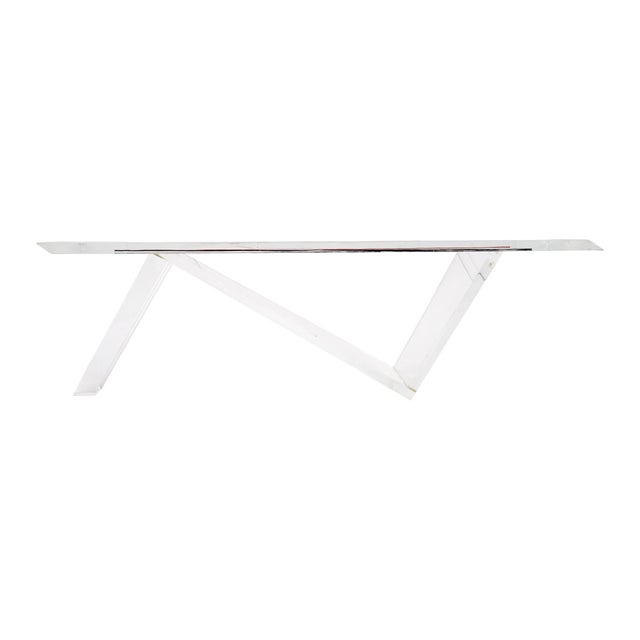 Mid-Century Modern French Vintage, Period Mid-Century Modern Lucite Coffee Table For Sale - Image 3 of 9
