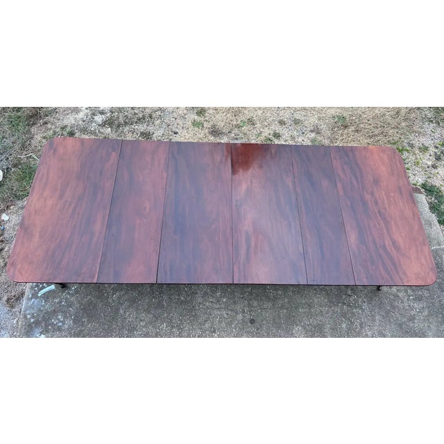 Early 19th Century Early 19th Century Patented Gillows Imperial Mahogany Dining Table For Sale - Image 5 of 5