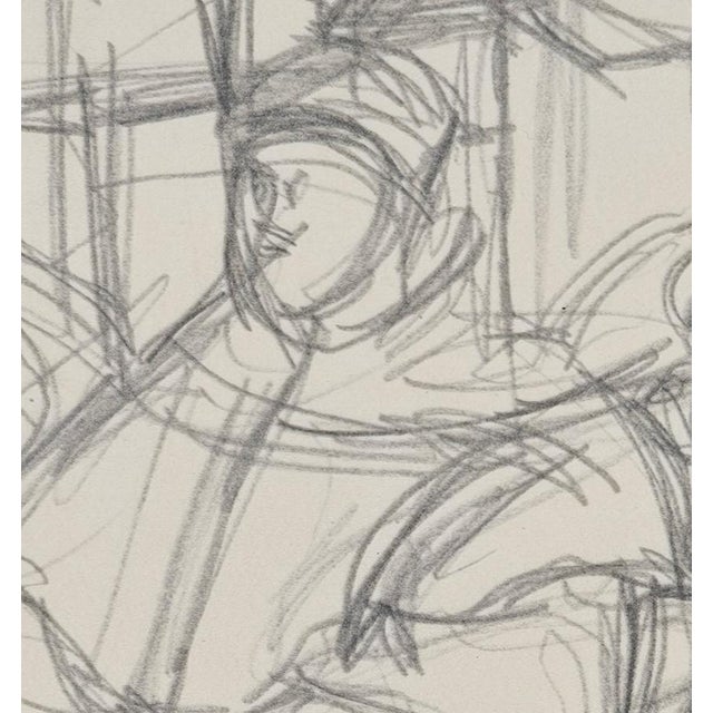 Alberto Giacometti, Portrait of Leo X after Raphael, 1963, Original Lithograph For Sale - Image 4 of 7