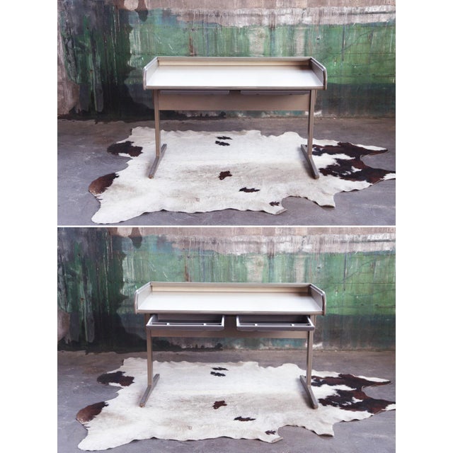 Wood 1970s Mid-Century George Nelson Herman Miller "Action Office" Rolltop Desk Exec. For Sale - Image 7 of 18