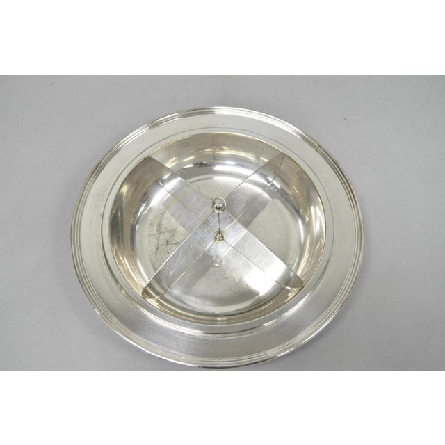 Metal Vintage Victorian Silver Plated 10" Round Covered Vegetable Serving Dish For Sale - Image 7 of 15