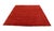 7x7 Fine Hand-Knotted Square Red & Burgundy Geometric Modern Rug For Sale - Image 4 of 9