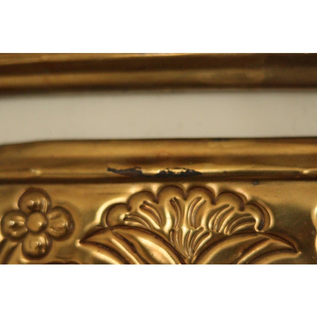 Metal Mid-Century Swedish Octagonal Brass Double Arm Sconces, Set of 2 For Sale - Image 7 of 18