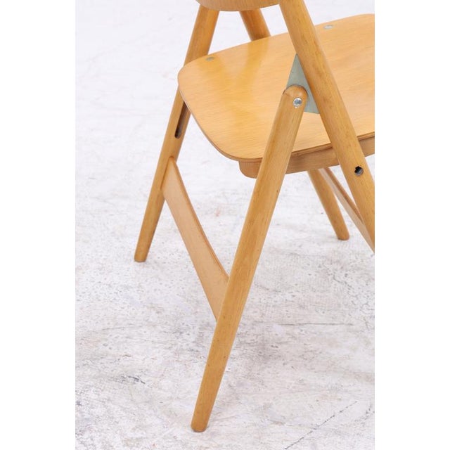SE 18 Folding Chairs by Egon Eiermann for Wilde + Spieth, Set of 4 For Sale - Image 13 of 17