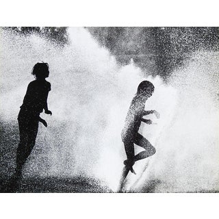 Late 20th Century Cooling Off Black & White Photograph For Sale