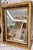 Fun find with this 19c American made Aesthetic Era Victorian style wall mirror with gilded leaf trim edges and a faux bois...