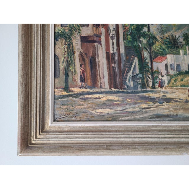 Saul Kovner 1940s Oil Painting Los Angeles Cityscape Hollywood Hills Wpa For Sale - Image 13 of 18