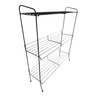 Mid-Century Modern Atomic 3-Tier Plant Stand For Sale