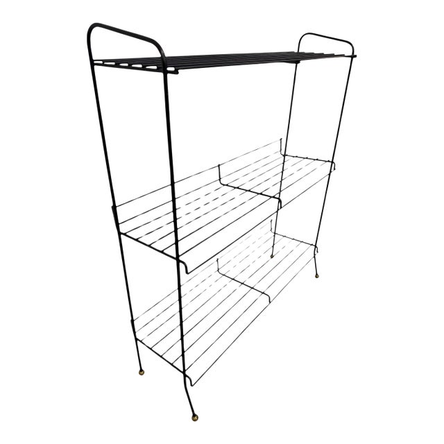 Mid-Century Modern Atomic 3-Tier Plant Stand For Sale