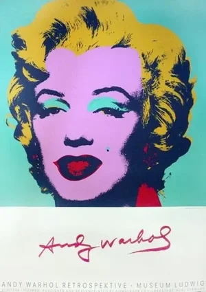 Andy Warhol Marilyn Monroe Retrospektive Museum Ludwig Museum Poster, Gallery Poster, 1990
