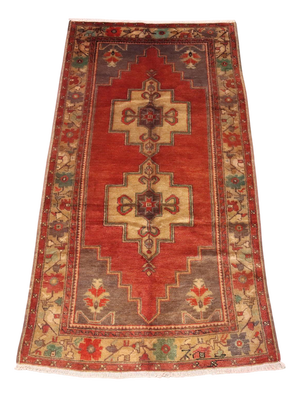 Vintage Turkish Jorun Rug