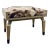 Currey & Co. Modern Rose Chenille Fossil Bench For Sale