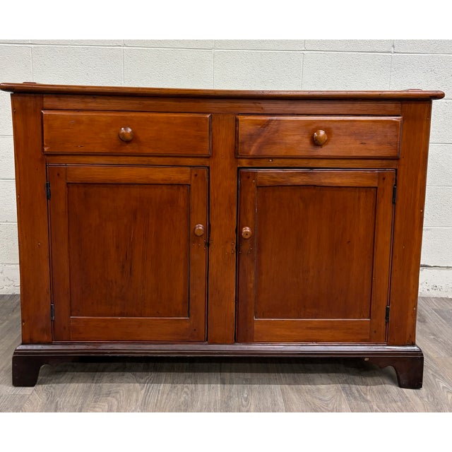 American Antique American Country Stepback Hutch Welsh Cupboard For Sale - Image 3 of 12