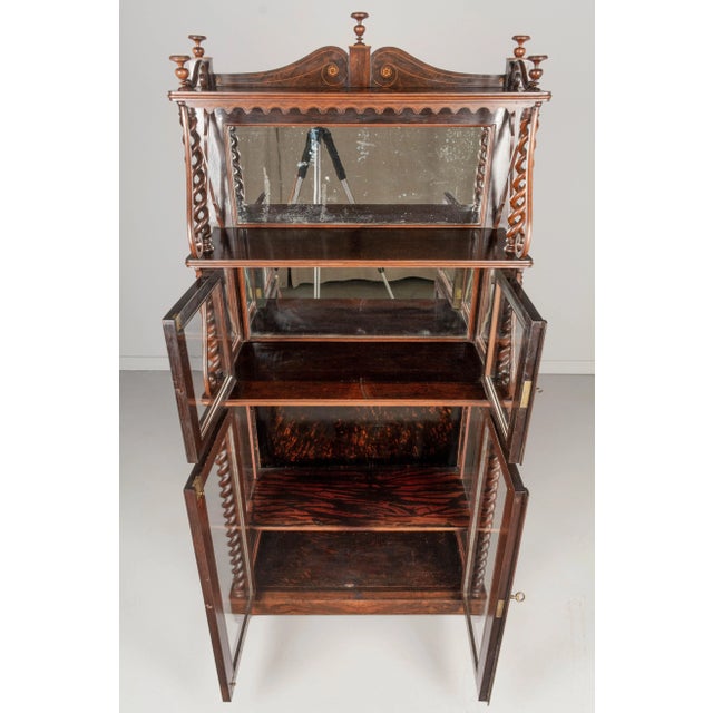 Wood 19th Century French Rosewood Etagere or Cabinet With Shelves For Sale - Image 7 of 13