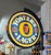 MINT Vintage 1986 Fosters Lager Beer Light Up Sign, Double Sided Bar/Pub Light. The entire face front and rear with no...