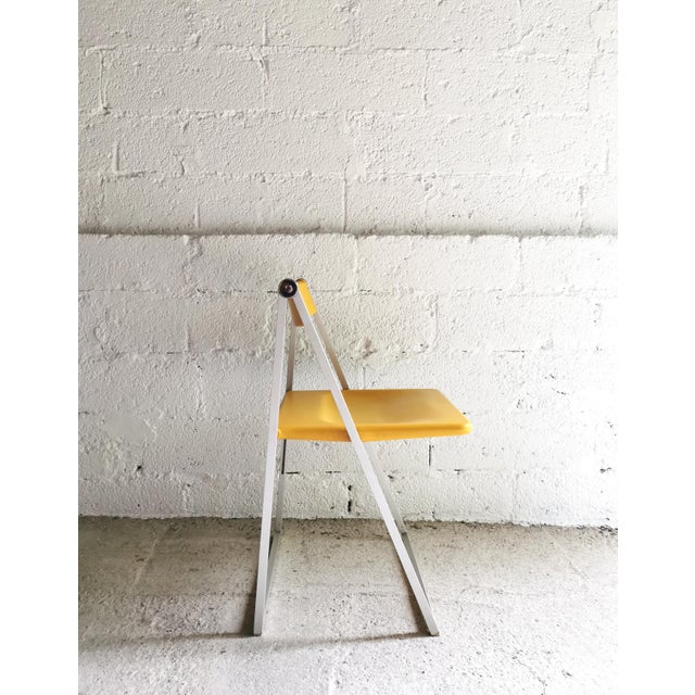 Metal Folding Chair by Form AG / F. Hero & K. Odermatt for Interlübke, 1970s For Sale - Image 7 of 12