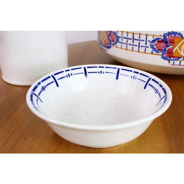 1950s Mid-Century Bathroom Set from Sarreguemines, Set of 4 For Sale - Image 5 of 11