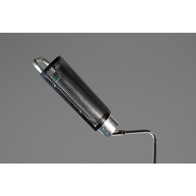 1960s Mid-Century Modern Omi "Eyeshade" Floor Lamps W/ Swingarm Light Attributed to George Nelson for Koch & Lowy - a Pair For Sale - Image 15 of 18