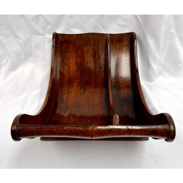 Wood Antique 1800s Mahogany Cheese Coaster For Sale - Image 7 of 12