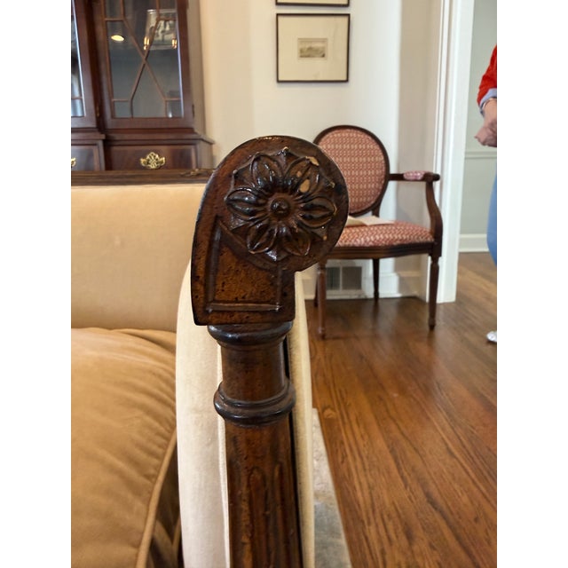 French Vintage Louis XVI Style Sofa For Sale - Image 3 of 8