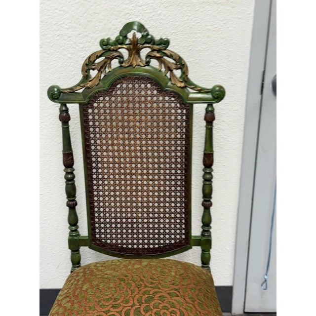 Victorian Wood Caned Side Chair, Antique For Sale - Image 4 of 12