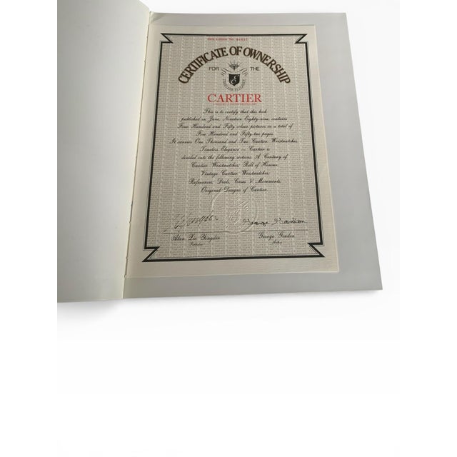 Illustration Late 20th Century Book Cartier a Century of Cartier Wristwatches George Gordon Signed First Edition For Sale - Image 3 of 5