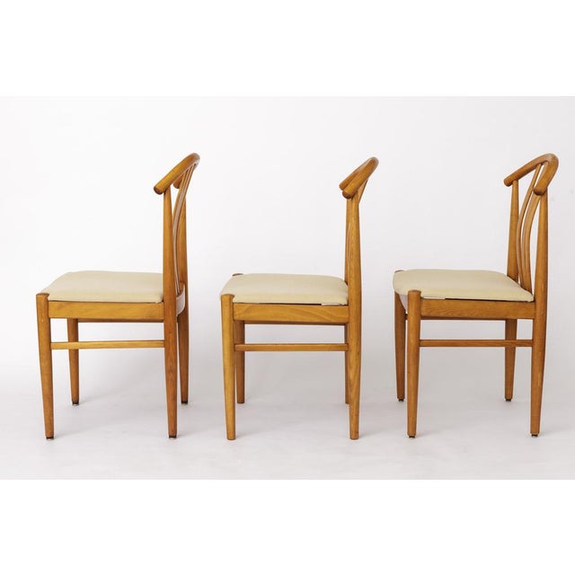 Set of 3 Chairs by Carl-Ewert Ekström | c. 1960s | Sweden | Alb. Johansson & Söner, Hyssna Set of three original vintage...