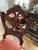 Late 19th Century Victorian Mahogany Parlor Chairs – Carved Elegance With Tapestry Charm (Pair) For Sale In New York - Image 6 of 10