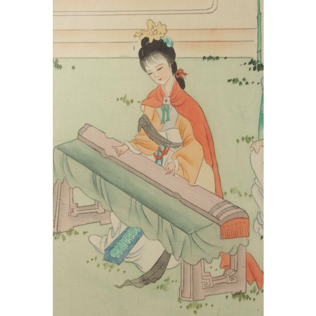 Chinese School Framed Print, Musicians For Sale - Image 15 of 18