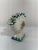 Mid 20th Century Mid 20th Century Portuguese Petite Majolica Five Finger Tulip Vase Tulipiere For Sale - Image 5 of 17