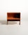 The "Domino" record cabinet designed by Arne Wahl Iversen in 1961. Made of teak, it features a drop-down door, an internal...